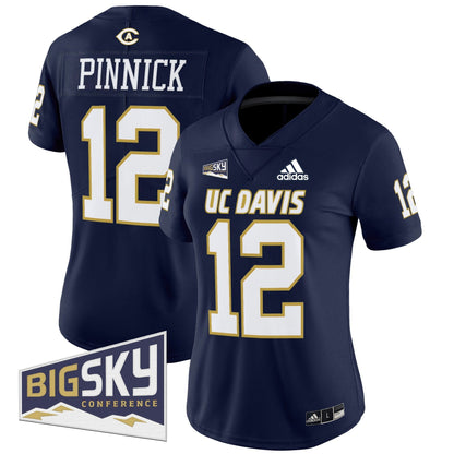 Women's UC Davis Aggies 2025 'Lake Tahoe Patch' Vapor Limited Jersey - All Stitched