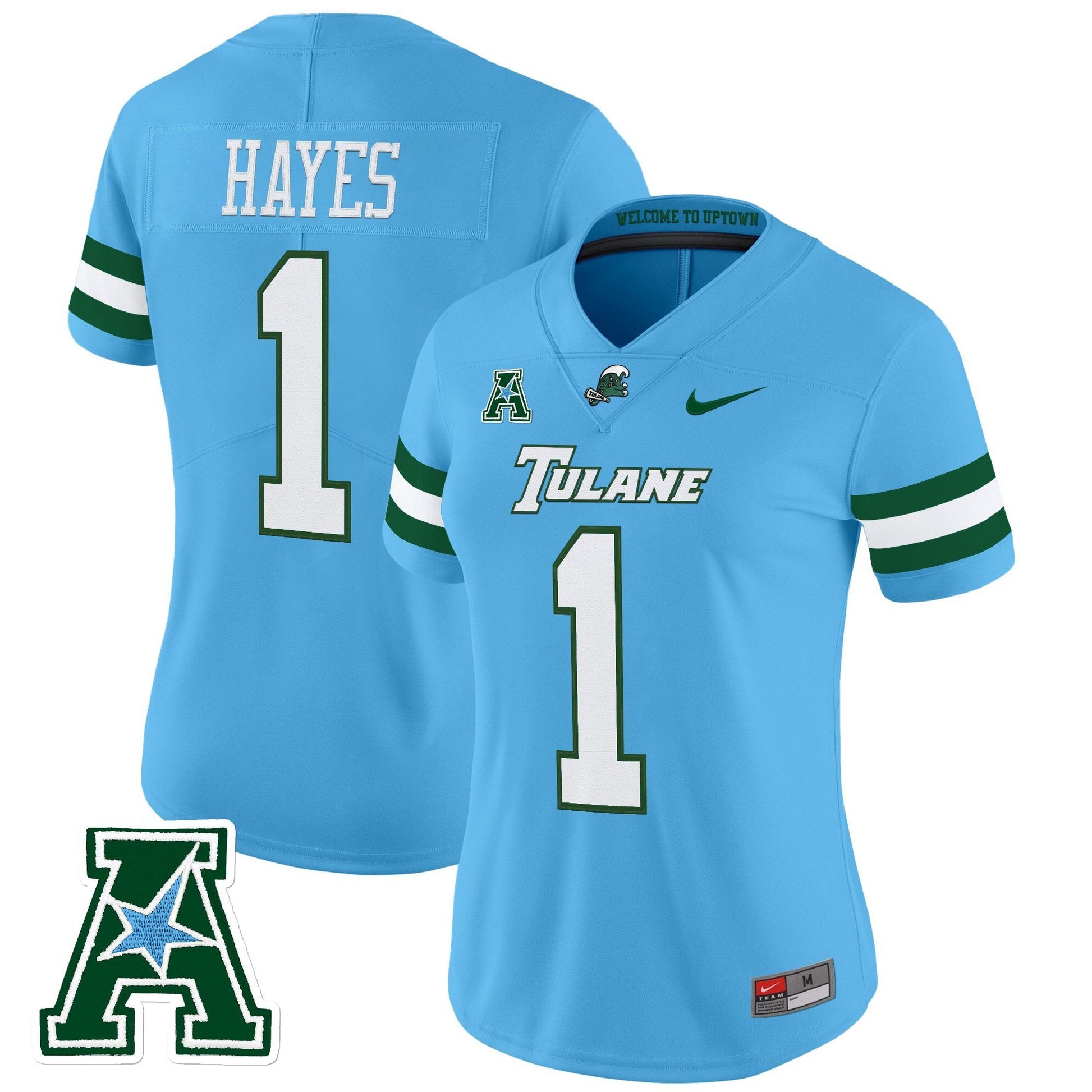 Women's Tulane Green Wave 2025 Vapor Limited Jersey - All Stitched