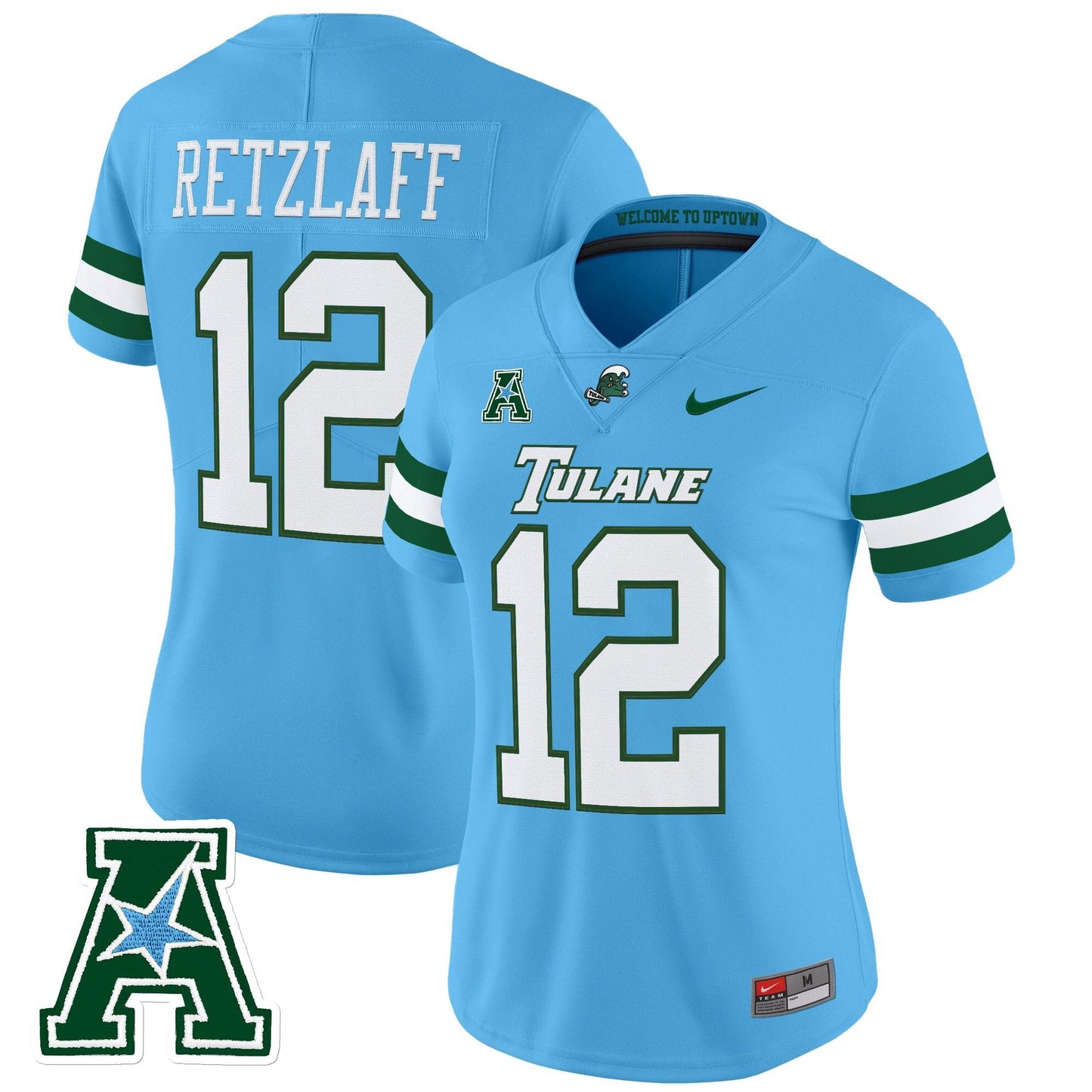 Women's Tulane Green Wave 2025 Vapor Limited Jersey - All Stitched