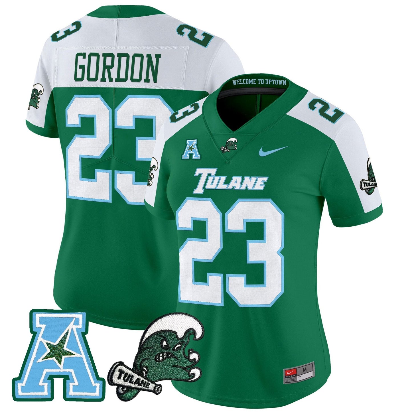 Women's Tulane Green Wave 2025 Vapor Limited Jersey - All Stitched