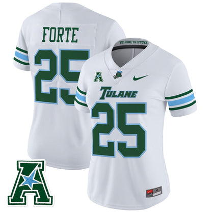 Women's Tulane Green Wave 2025 Vapor Limited Jersey - All Stitched