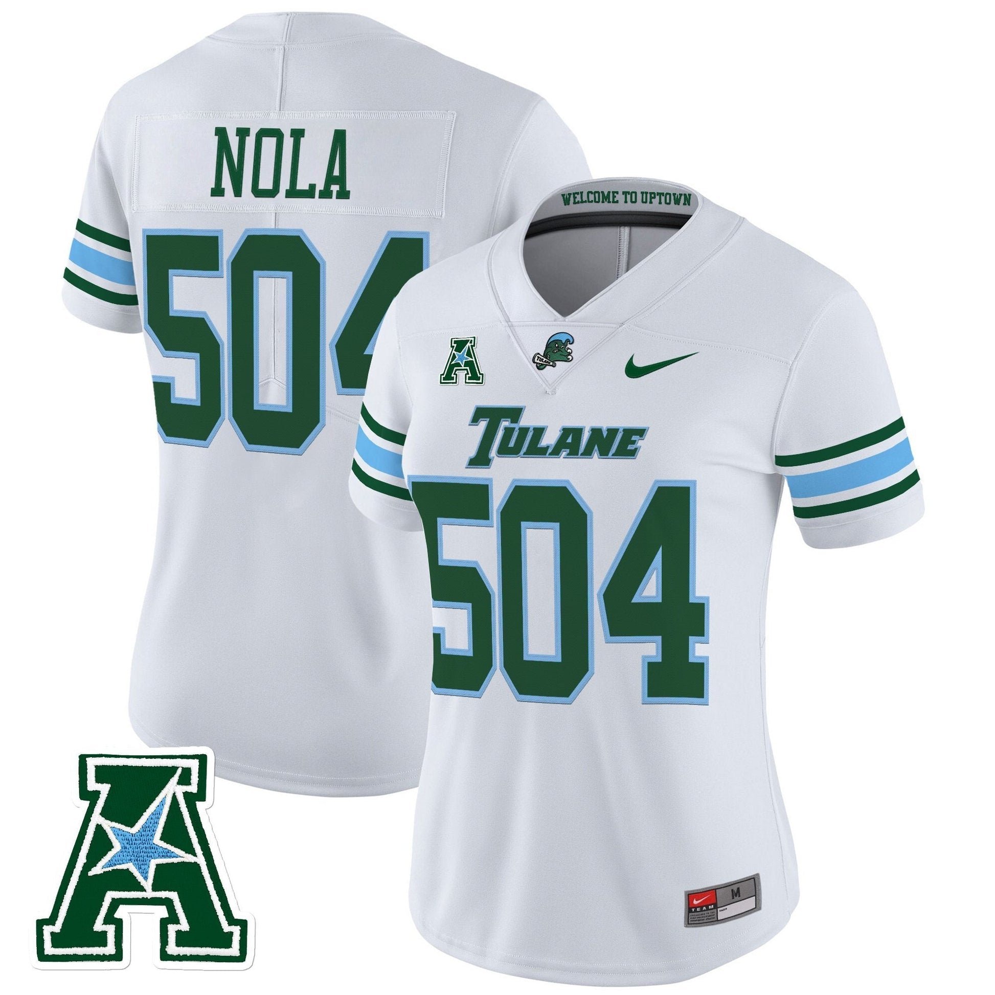 Women's Tulane Green Wave 2025 Vapor Limited Jersey - All Stitched