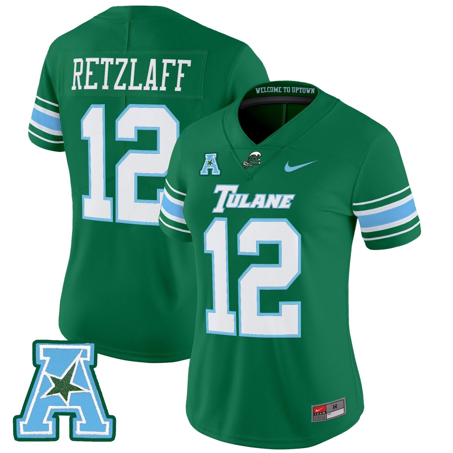 Women's Tulane Green Wave 2025 Vapor Limited Jersey - All Stitched