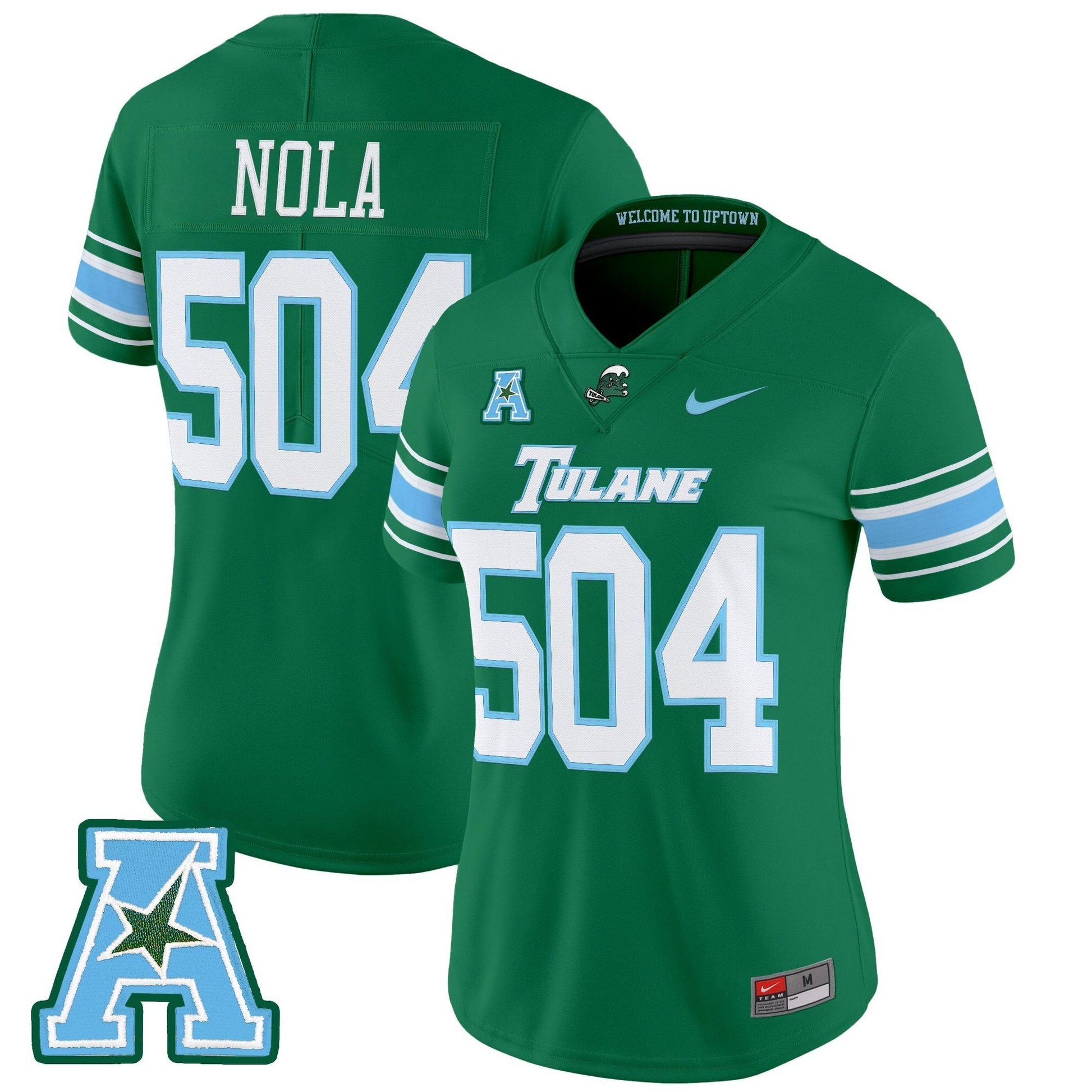 Women's Tulane Green Wave 2025 Vapor Limited Jersey - All Stitched