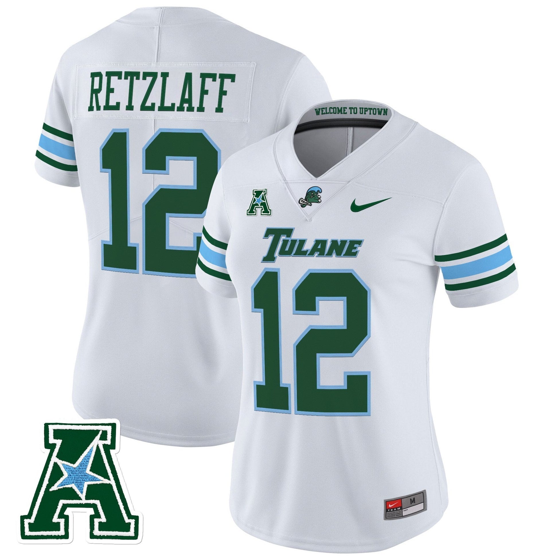 Women's Tulane Green Wave 2025 Vapor Limited Jersey - All Stitched