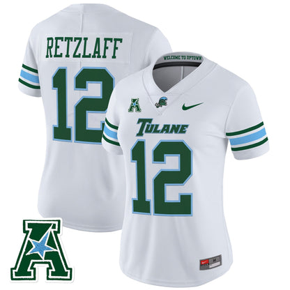 Women's Tulane Green Wave 2025 Vapor Limited Jersey - All Stitched