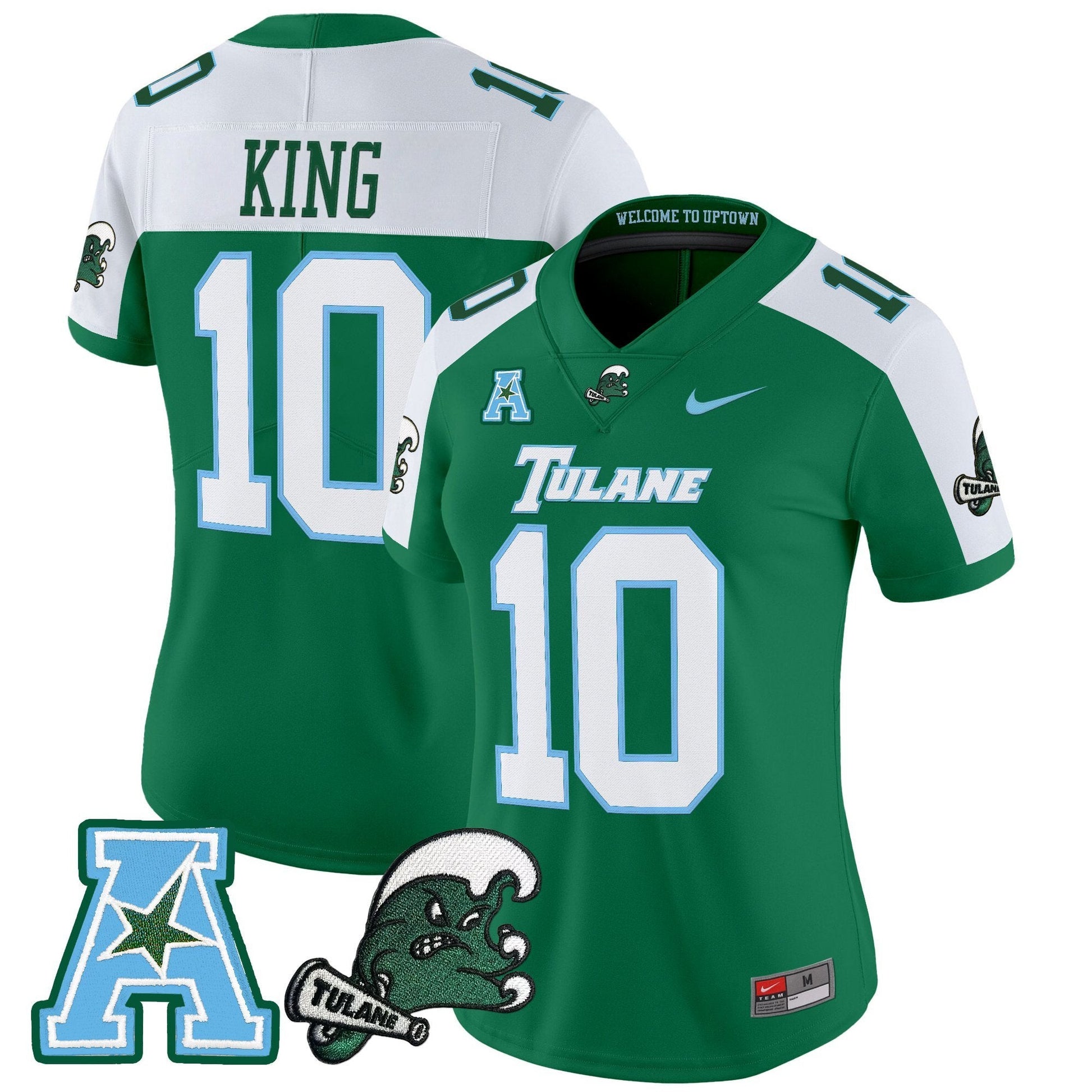 Women's Tulane Green Wave 2025 Vapor Limited Jersey - All Stitched