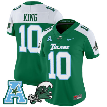 Women's Tulane Green Wave 2025 Vapor Limited Jersey - All Stitched