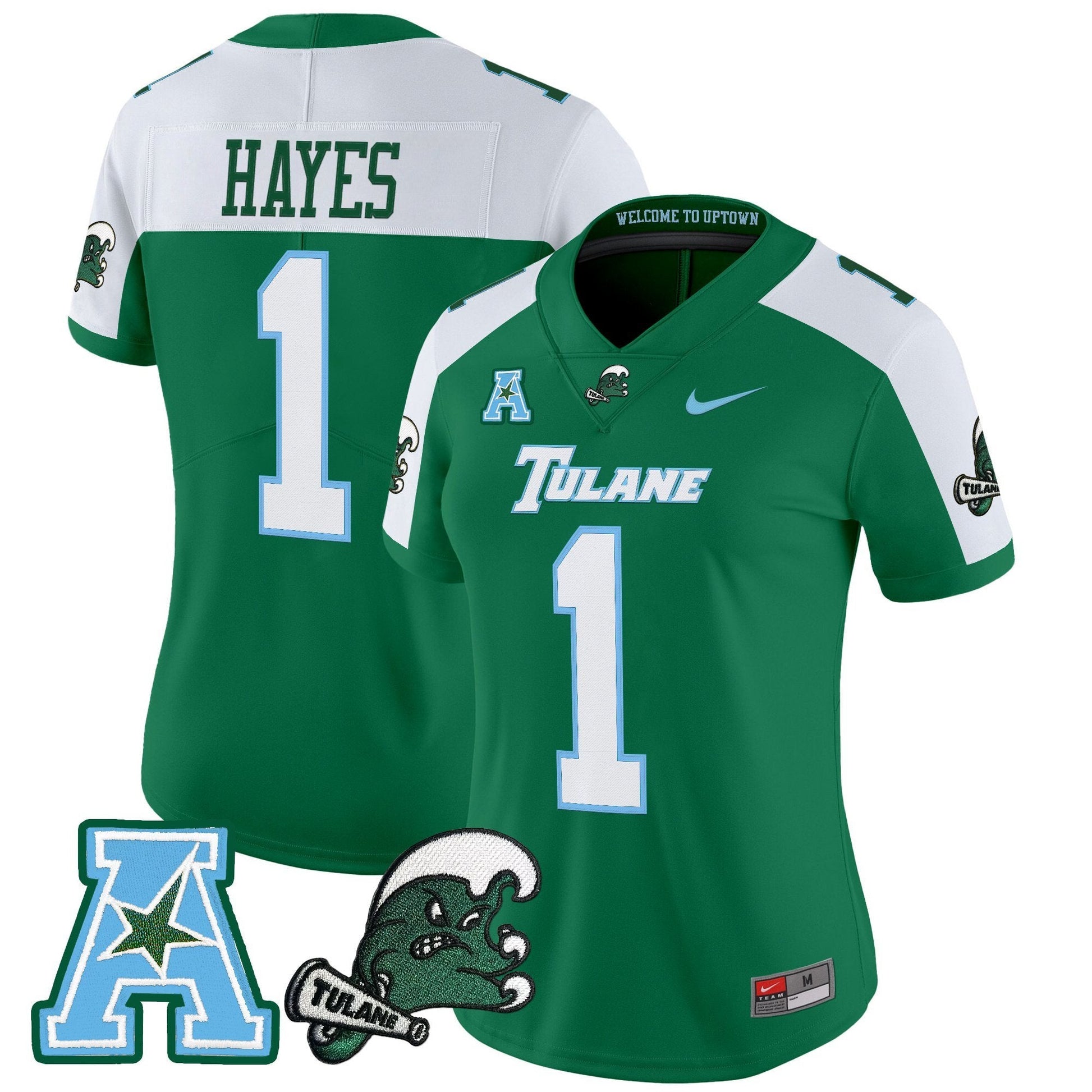 Women's Tulane Green Wave 2025 Vapor Limited Jersey - All Stitched