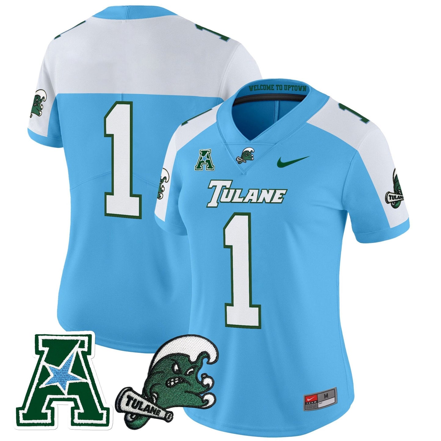 Women's Tulane Green Wave 2025 Vapor Limited Jersey - All Stitched