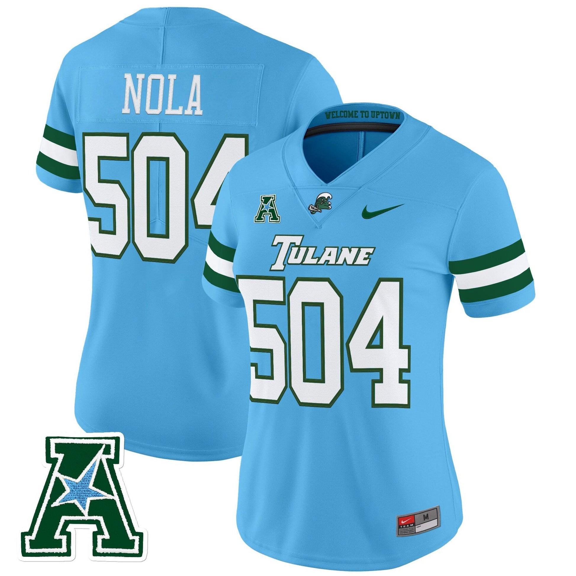Women's Tulane Green Wave 2025 Vapor Limited Jersey - All Stitched