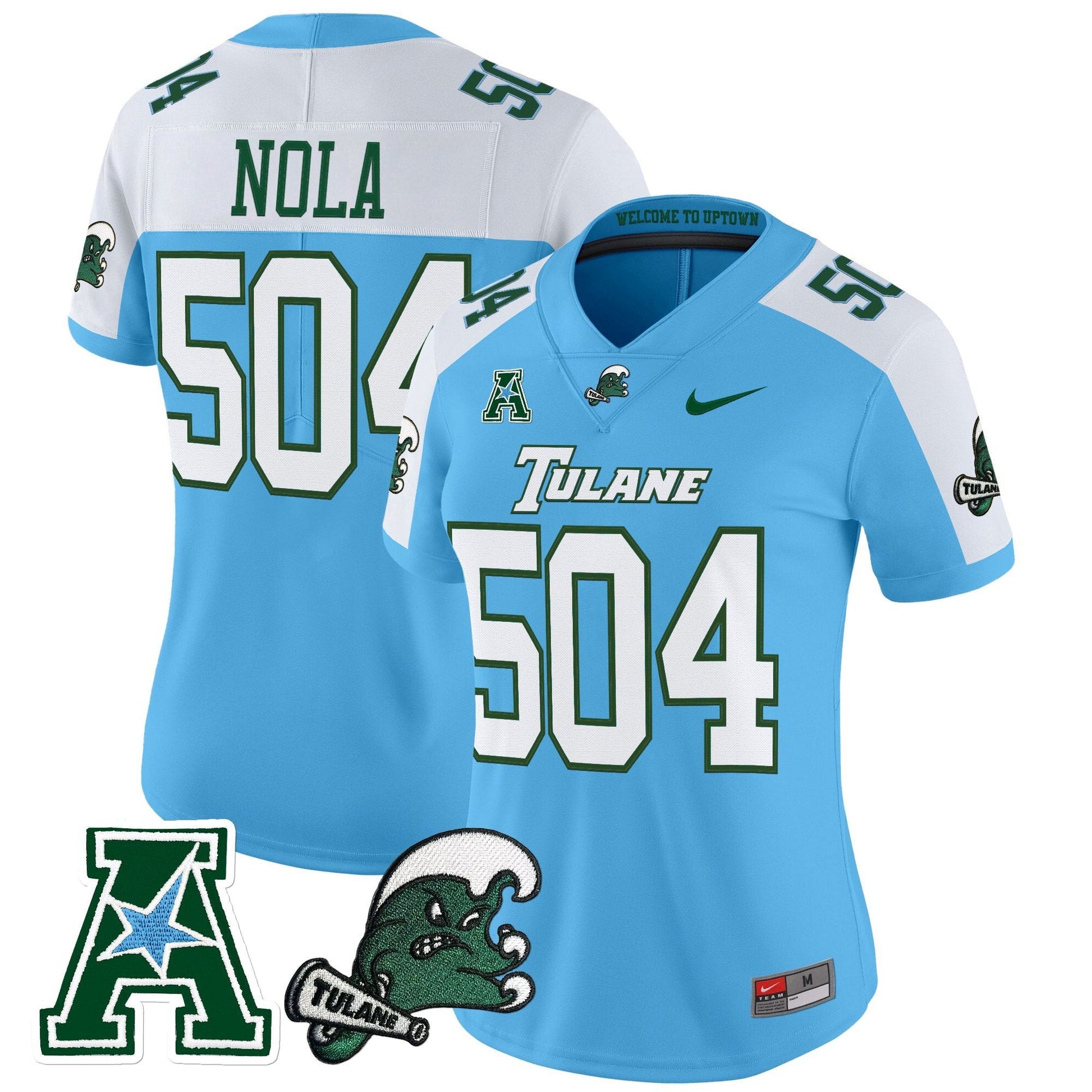 Women's Tulane Green Wave 2025 Vapor Limited Jersey - All Stitched