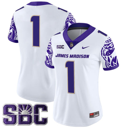 Women's James Madison Dukes 2025 Vapor Limited Jersey V2 - All Stitched