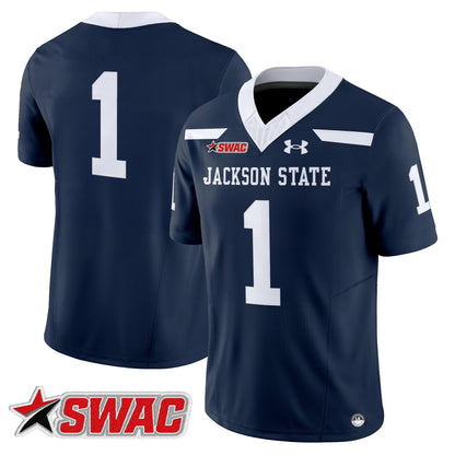 Men's Jackson State Tigers 2025 Vapor Limited Jersey - All Stitched