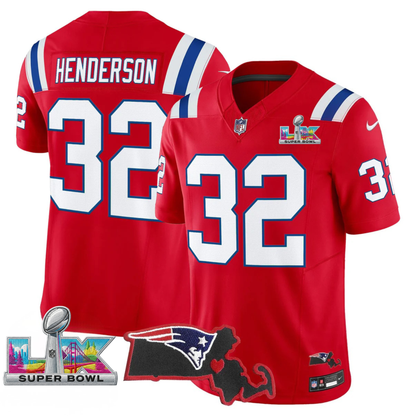 NE SB LX Game Patch Vapor Limited Jersey - All Stitched