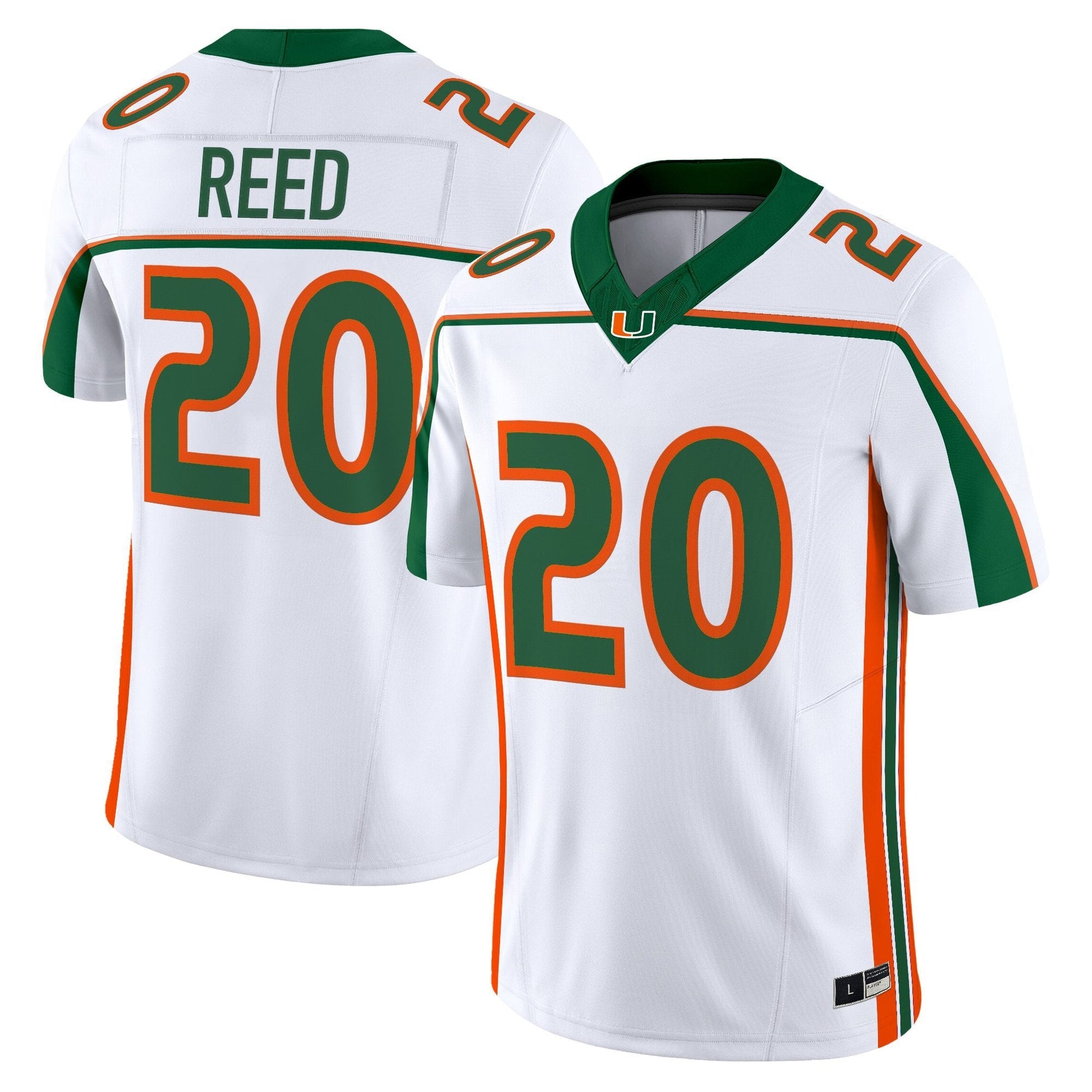 Miami Hurricanes Throwback Vapor Limited Jersey - All Stitched