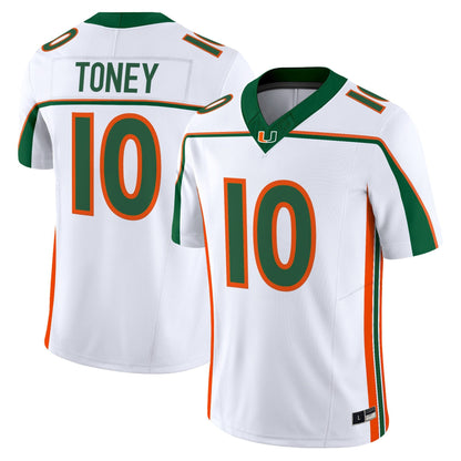 Miami Hurricanes Throwback Vapor Limited Jersey - All Stitched
