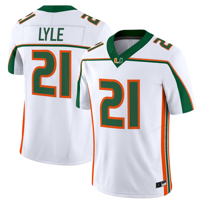 Miami Hurricanes Throwback Vapor Limited Jersey - All Stitched