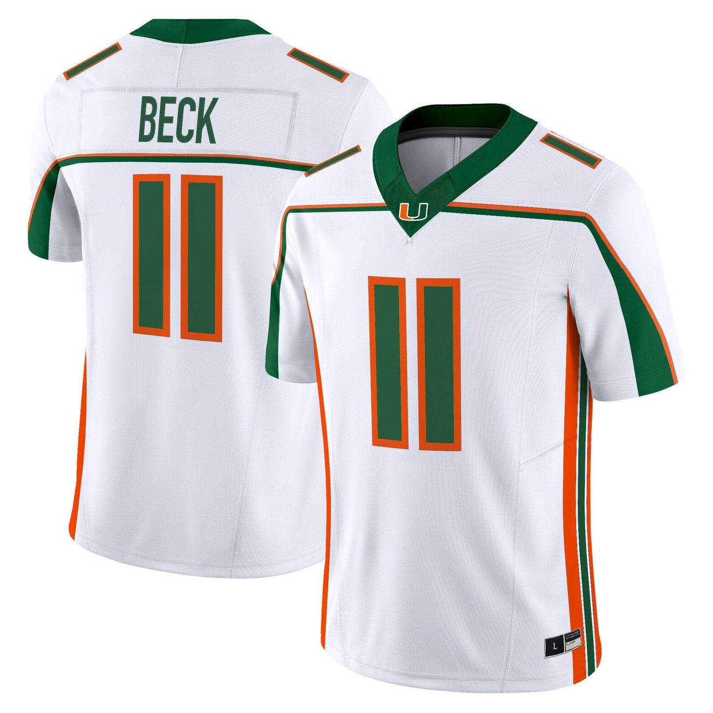 Miami Hurricanes Throwback Vapor Limited Jersey - All Stitched