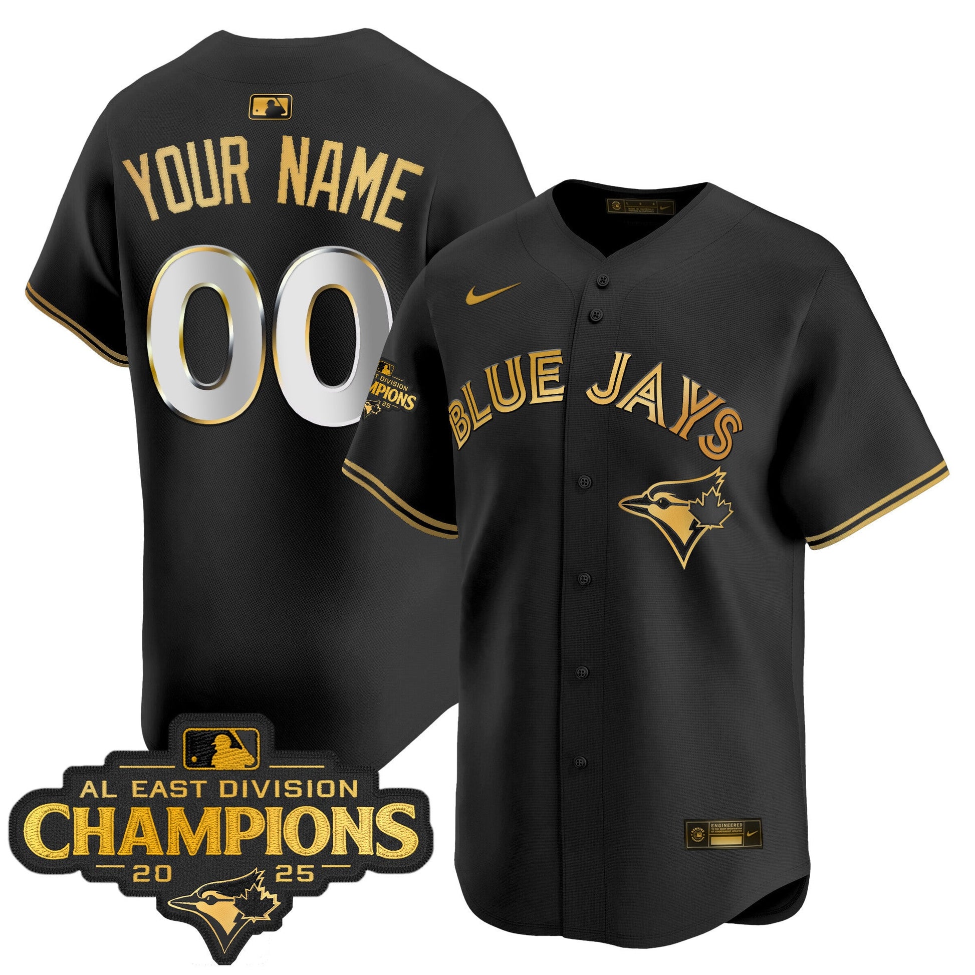 Toronto Blue Jays 2025 AL East Division Champions Vapor Premier Limited Custom Jersey - All Stitched