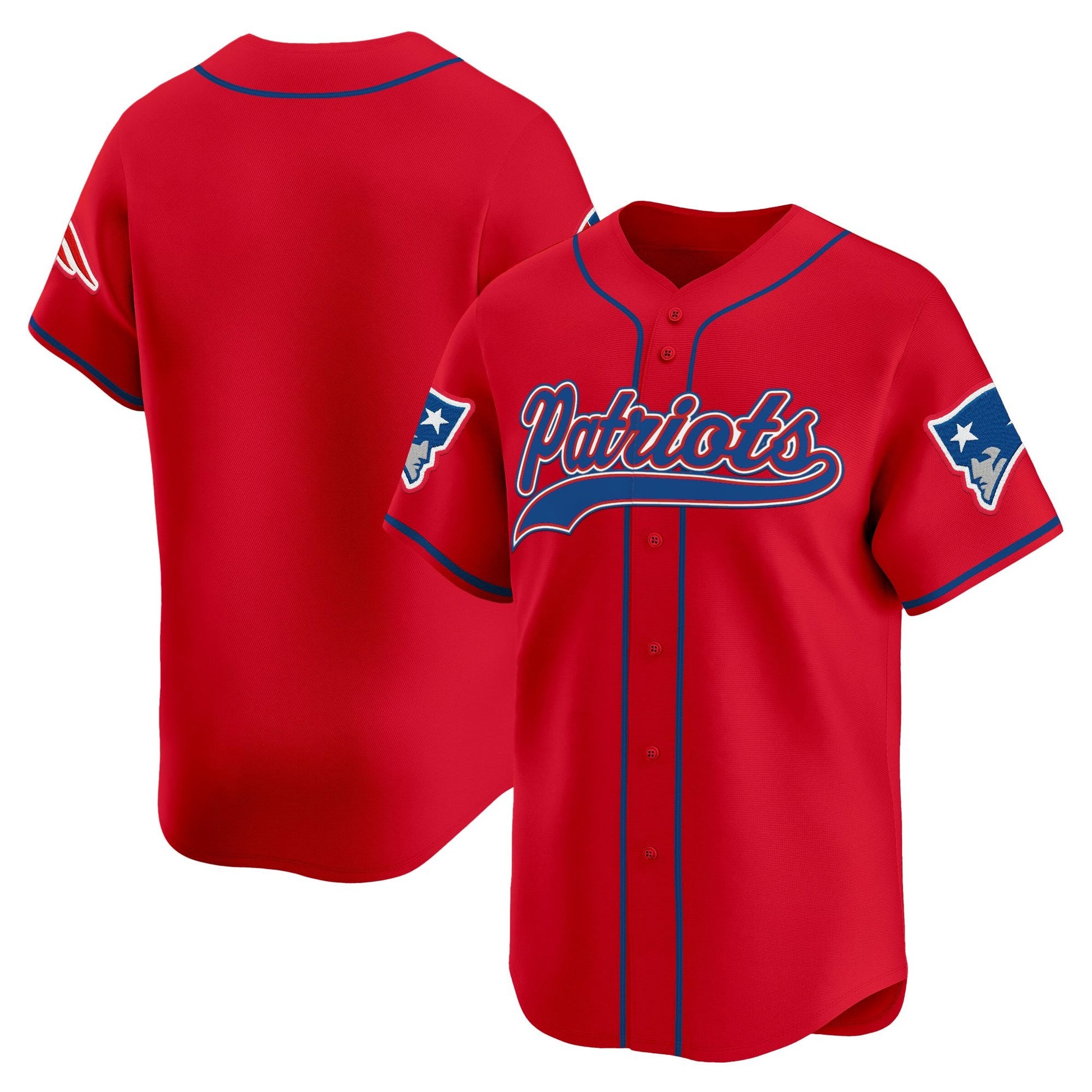 Men's New England Patriots 2025 Vapor Baseball Jersey - All Stitched