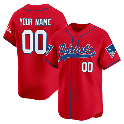 New England Patriots 2025 Vapor Baseball Custom Jersey - All Stitched