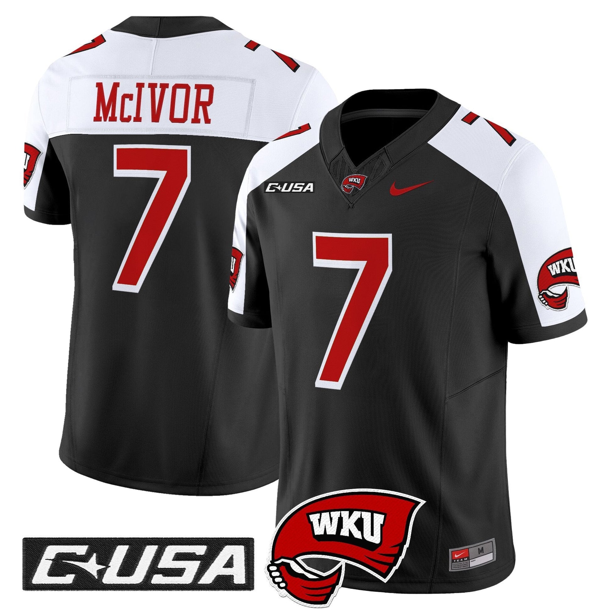 Men's Western Kentucky Hilltoppers 2025 Vapor Limited Jersey - All Stitched