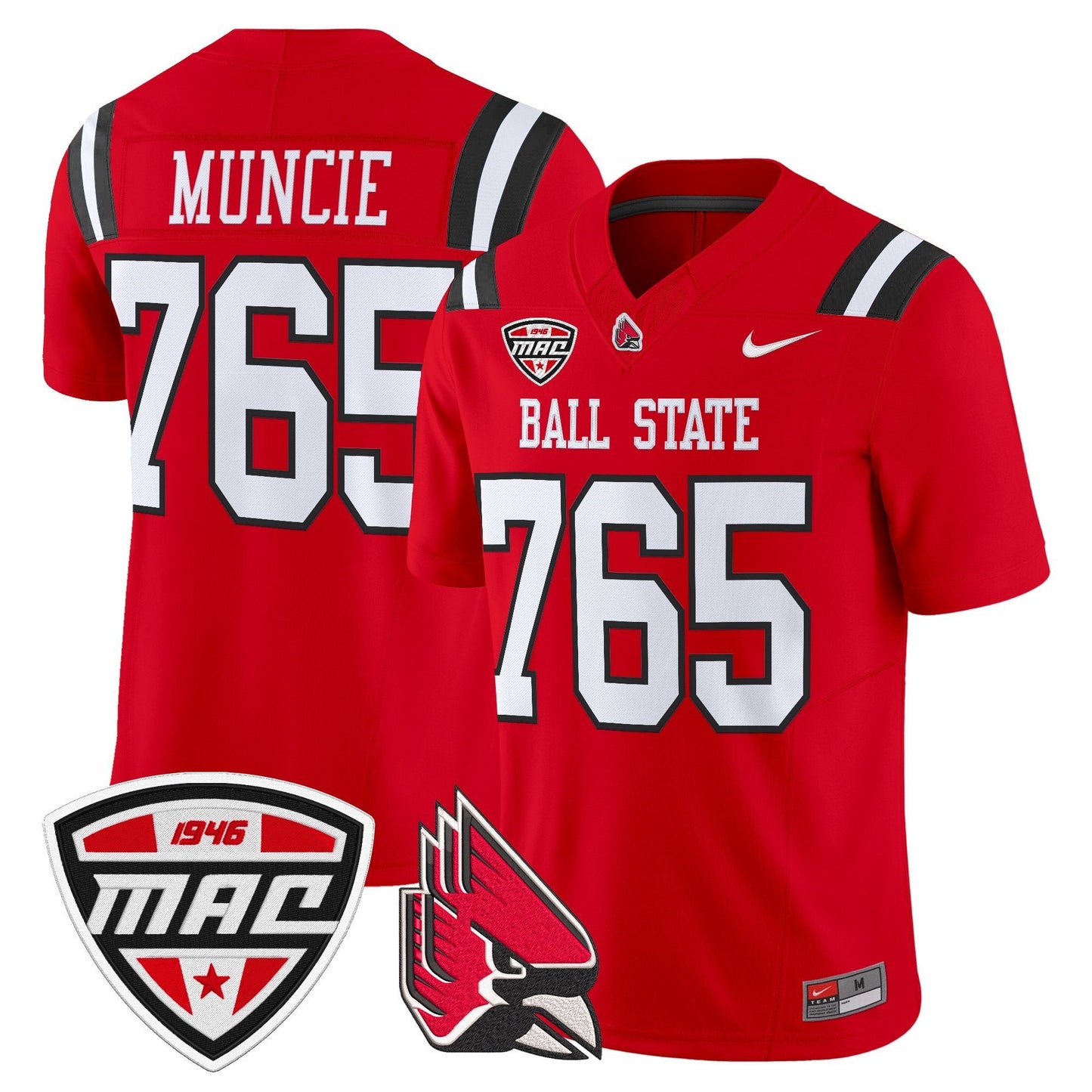 Men's Ball State Cardinals 2025 Vapor Limited Jersey - All Stitched