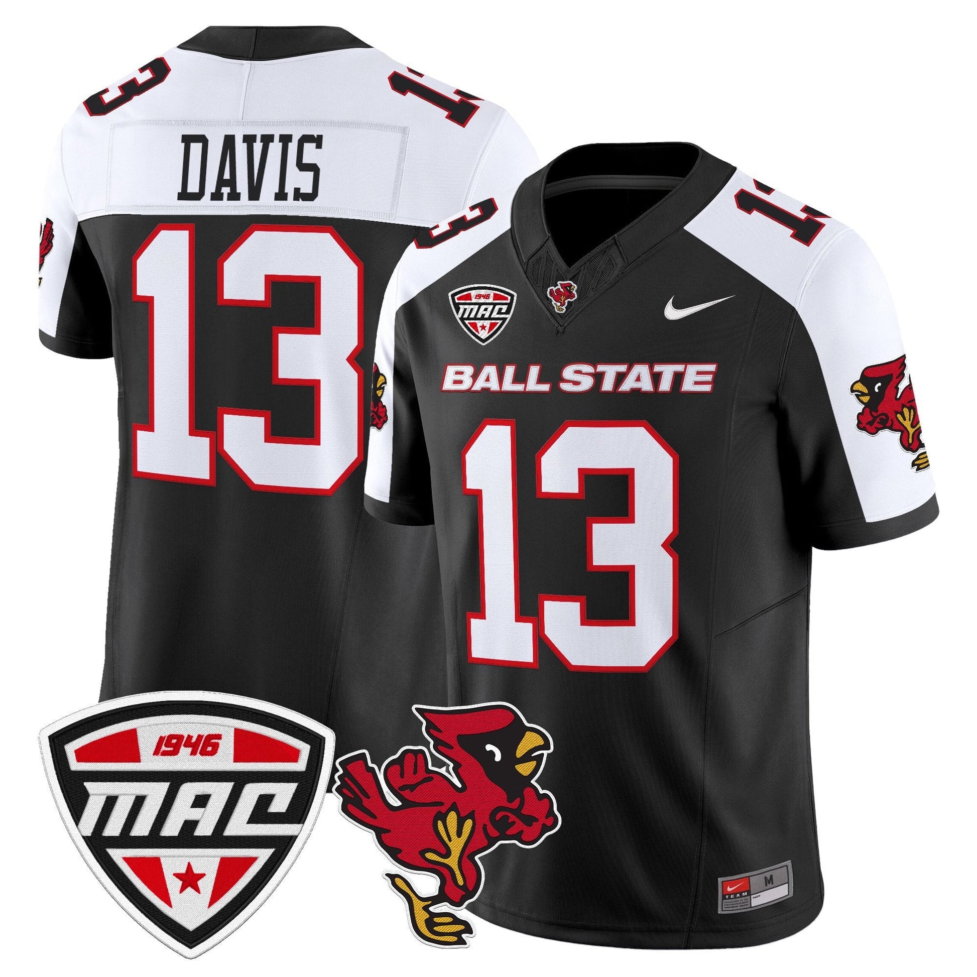 Men's Ball State Cardinals 2025 Vapor Limited Jersey - All Stitched