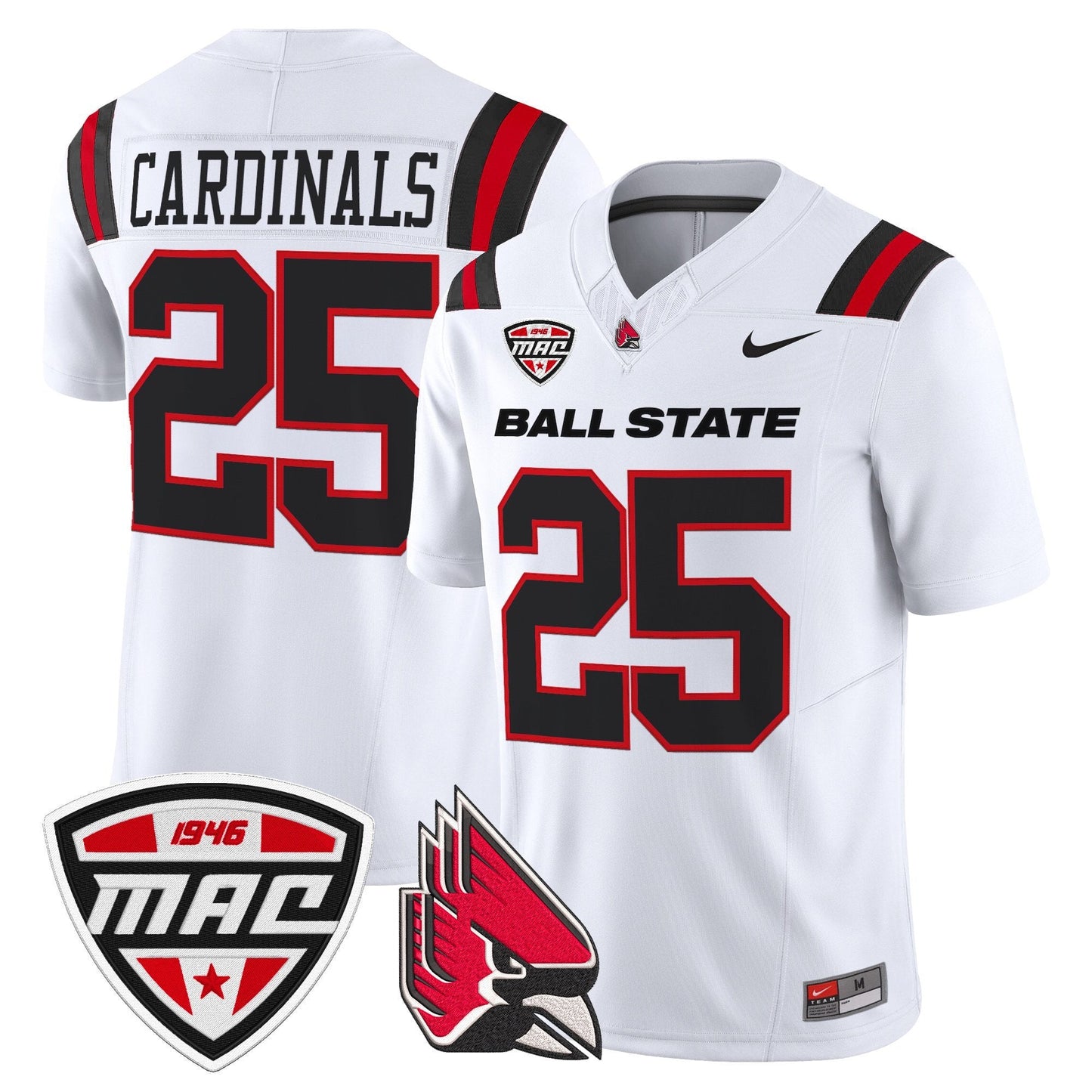 Men's Ball State Cardinals 2025 Vapor Limited Jersey - All Stitched