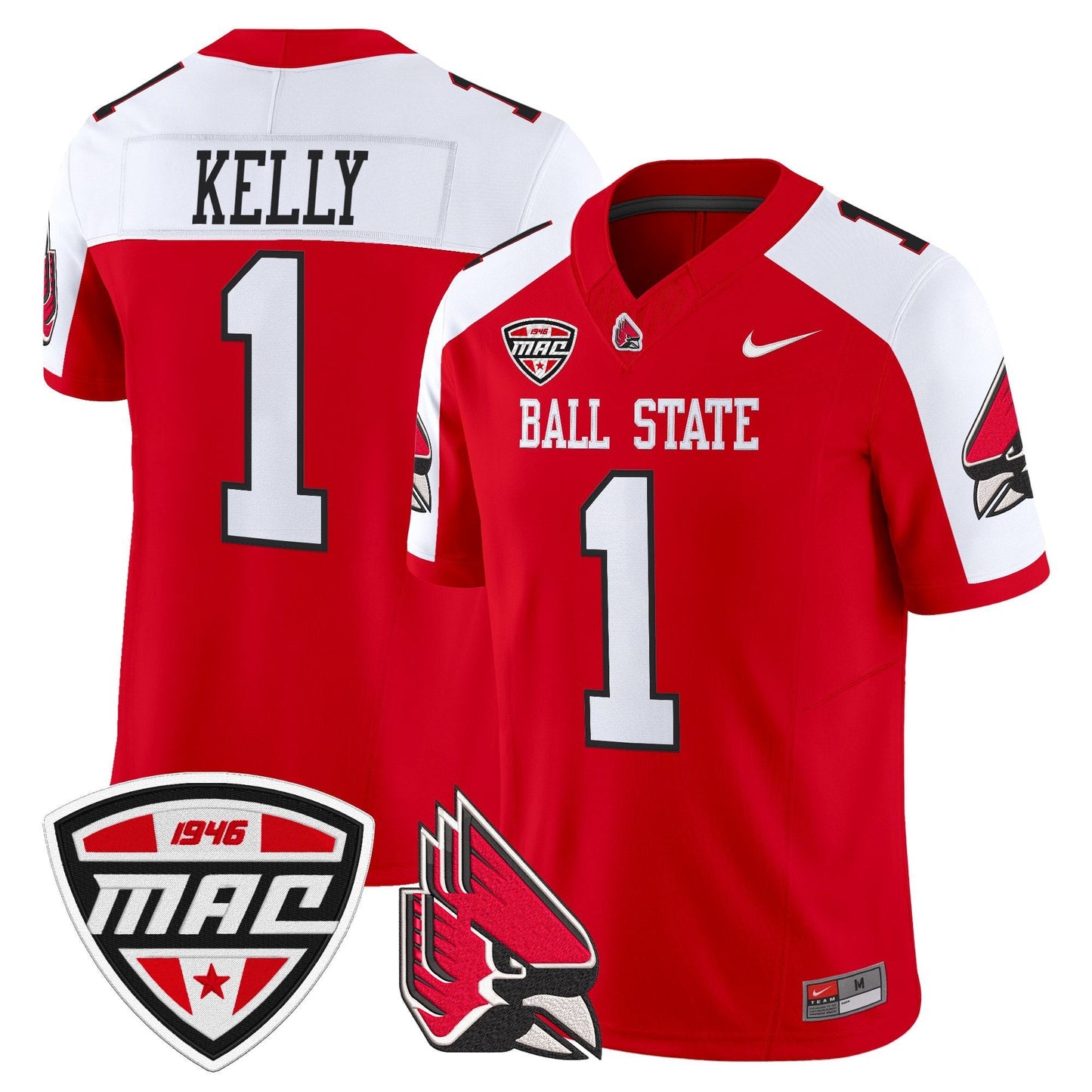 Men's Ball State Cardinals 2025 Vapor Limited Jersey - All Stitched