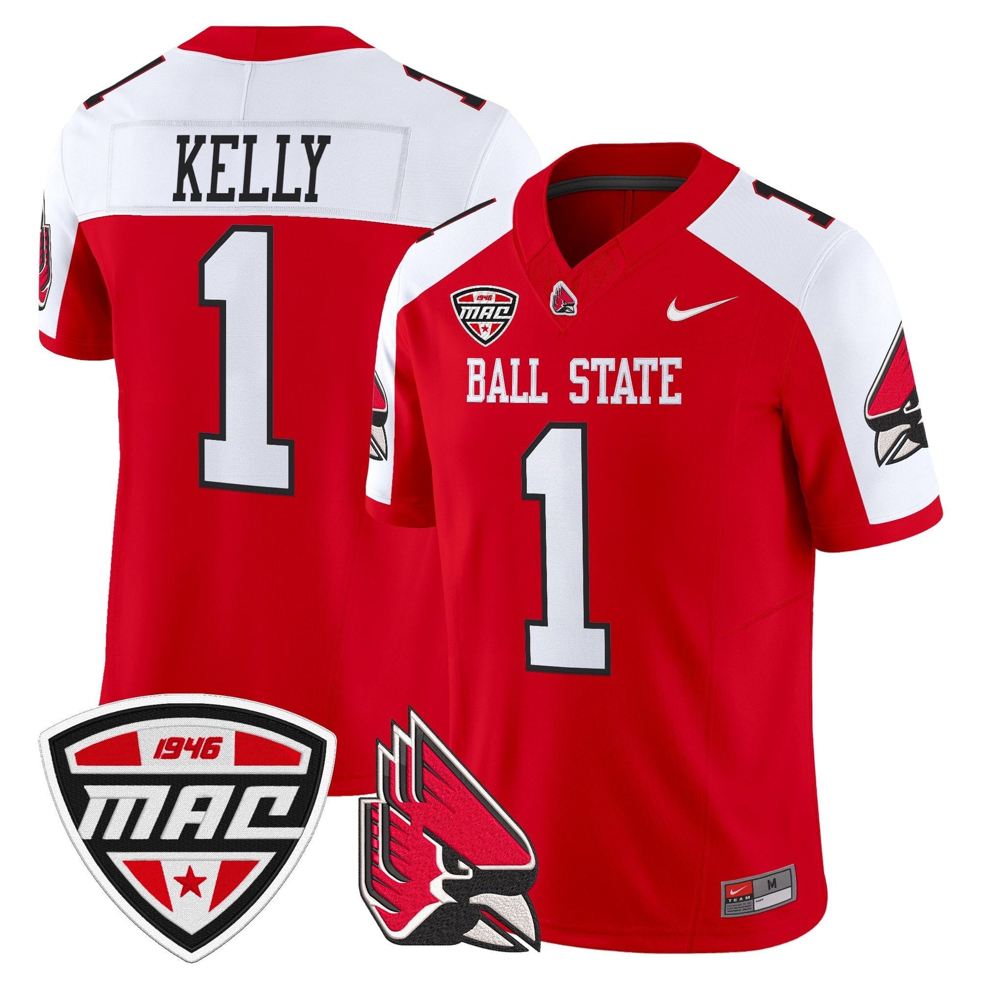Men's Ball State Cardinals 2025 Vapor Limited Jersey - All Stitched