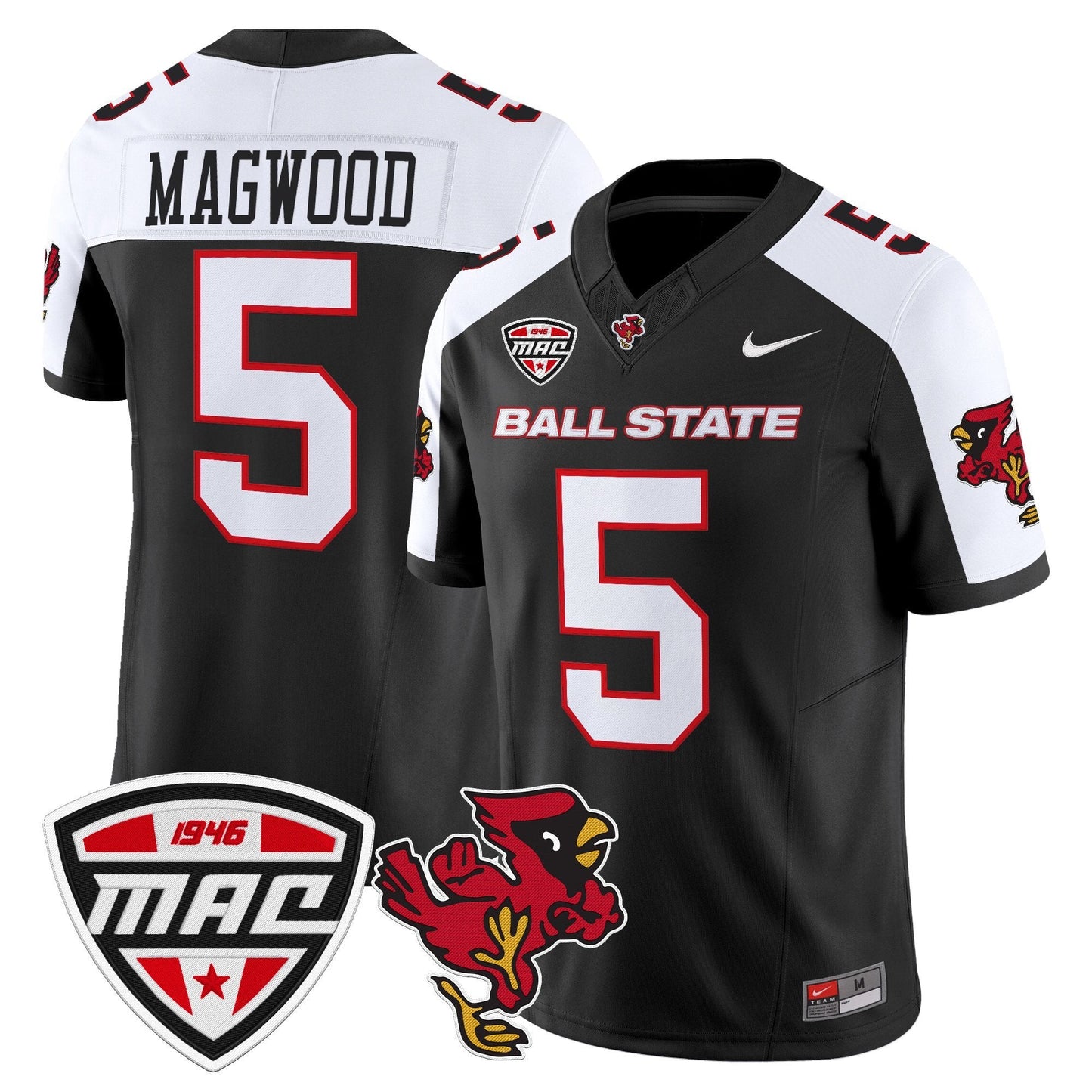 Men's Ball State Cardinals 2025 Vapor Limited Jersey - All Stitched