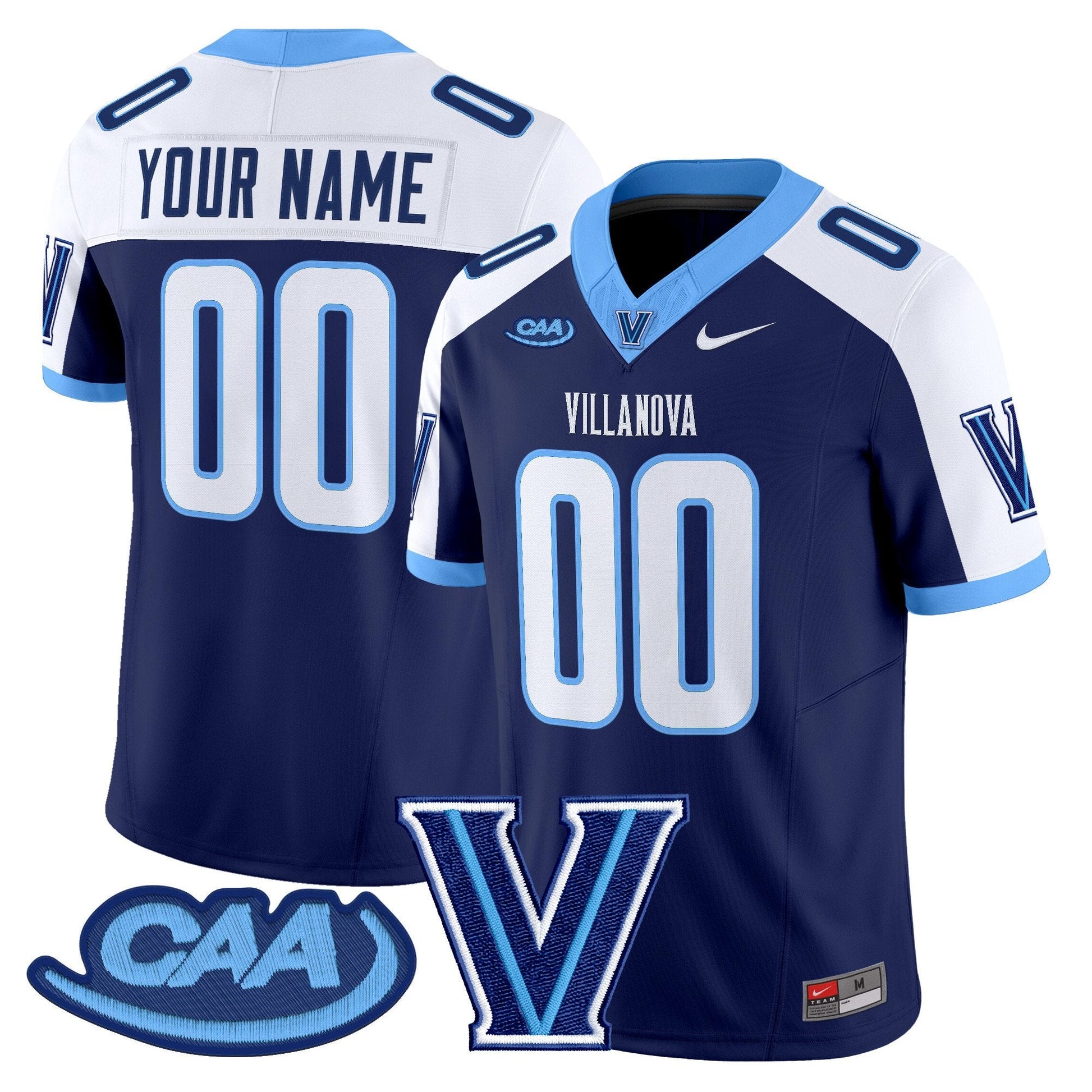 Villanova Wildcats 2025 Vapor Limited Custom Jersey - All Stitched