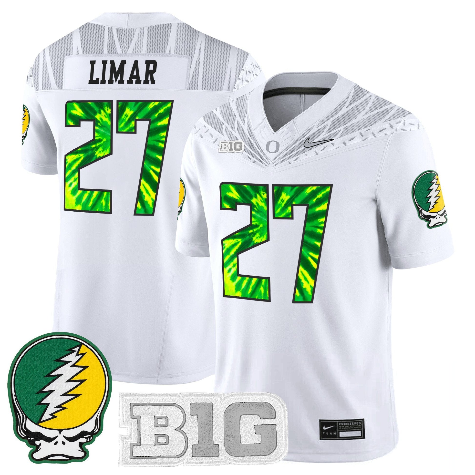Men's Oregon Ducks 2025 "Grateful Ducks" Vapor Limited Jersey - All Stitched