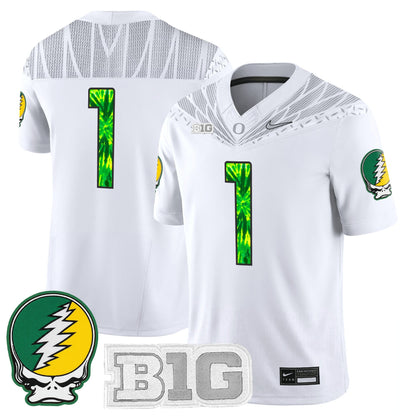 Men's Oregon Ducks 2025 "Grateful Ducks" Vapor Limited Jersey - All Stitched