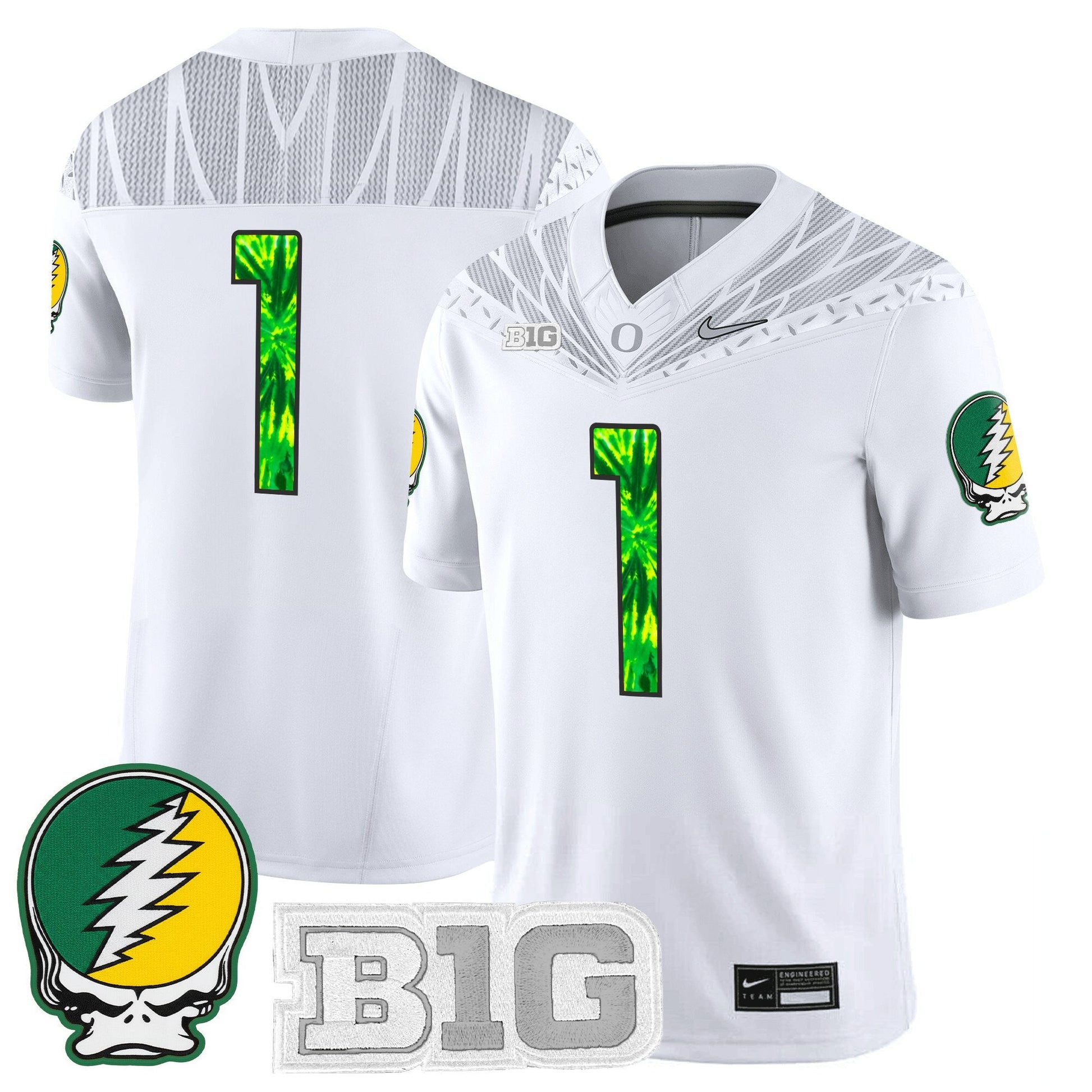 Men's Oregon Ducks 2025 "Grateful Ducks" Vapor Limited Jersey - All Stitched