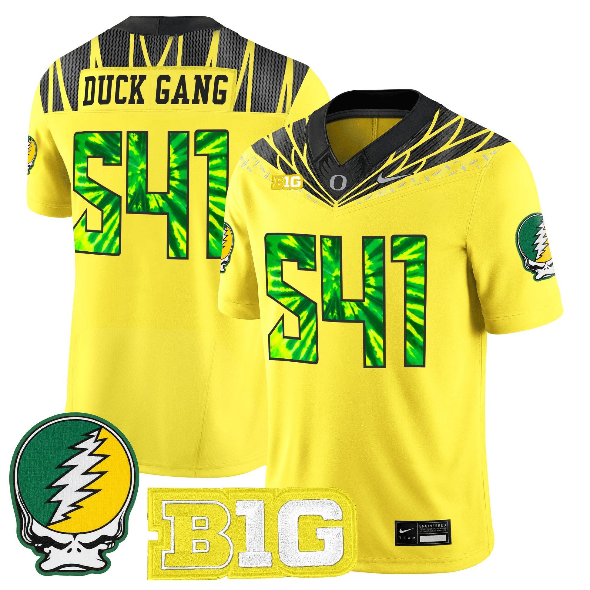 Men's Oregon Ducks 2025 "Grateful Ducks" Vapor Limited Jersey - All Stitched