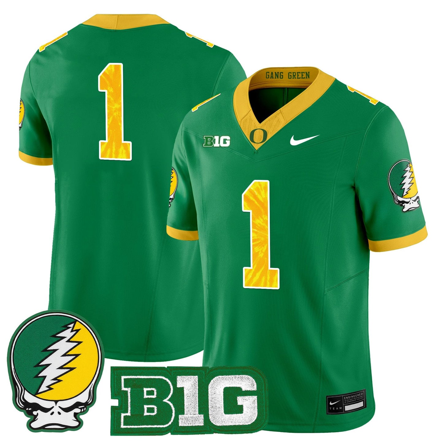 Men's Oregon Ducks 2025 "Grateful Ducks" Vapor Limited Jersey - All Stitched