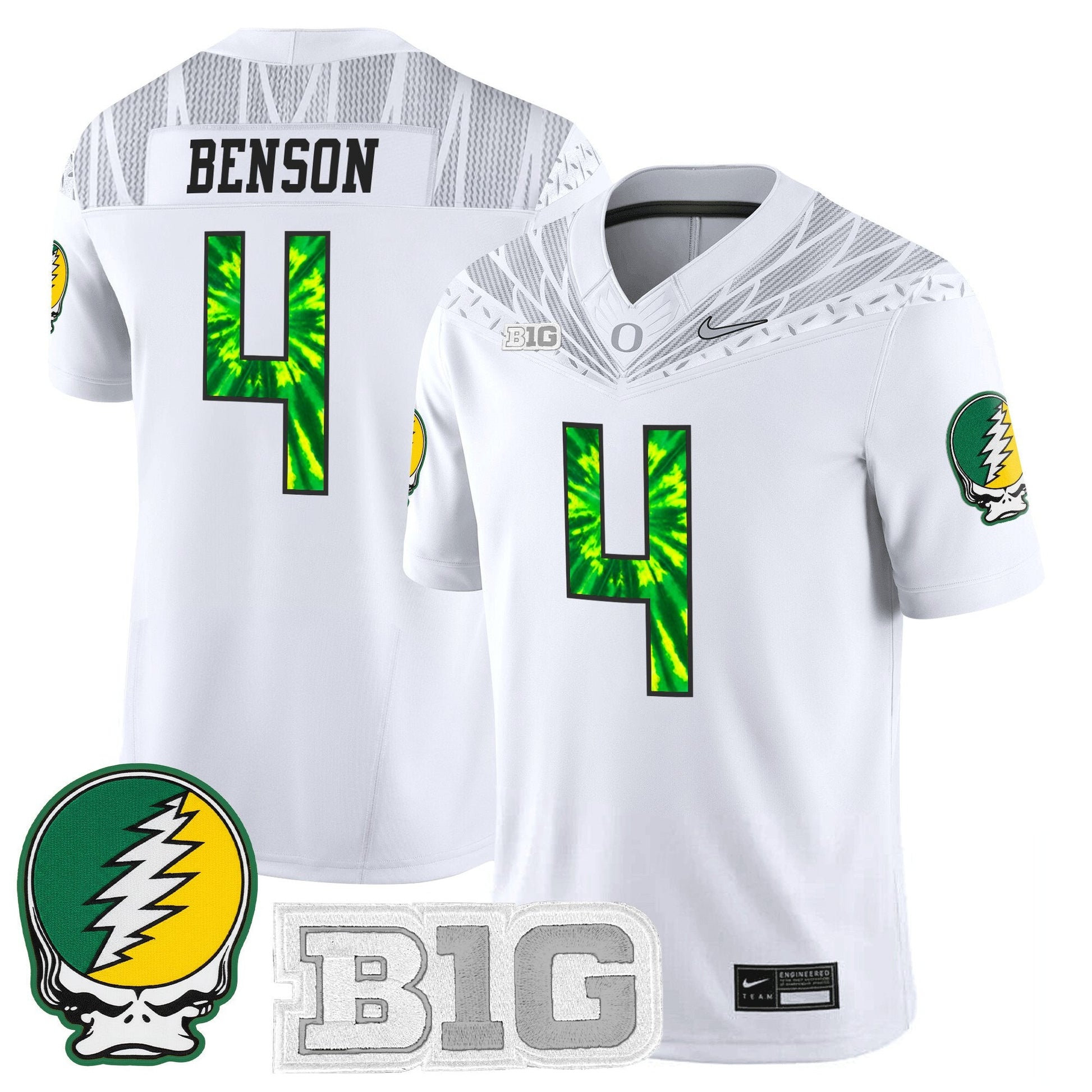 Men's Oregon Ducks 2025 "Grateful Ducks" Vapor Limited Jersey - All Stitched