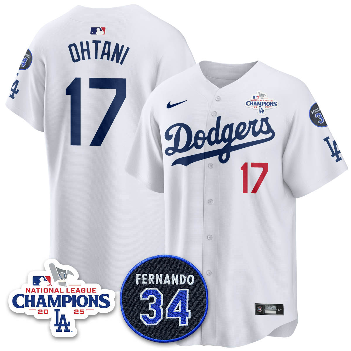 LAD 2025 NL Champions Jersey - All Stitched