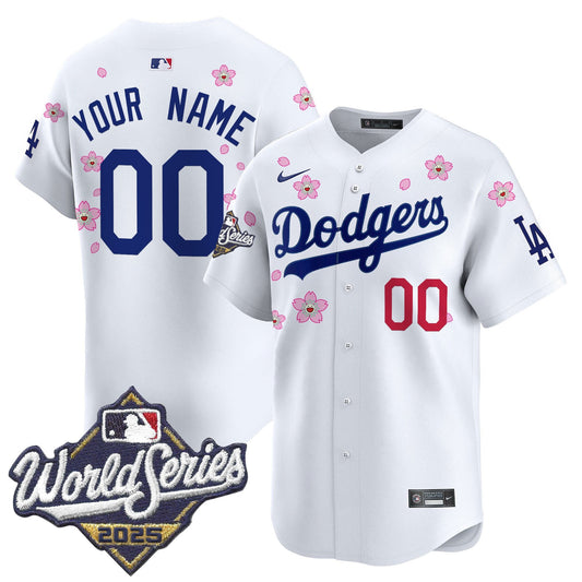 Dodgers 2025 World Series x Tokyo Series Vapor Premier Limited Custom Jersey - All Stitched