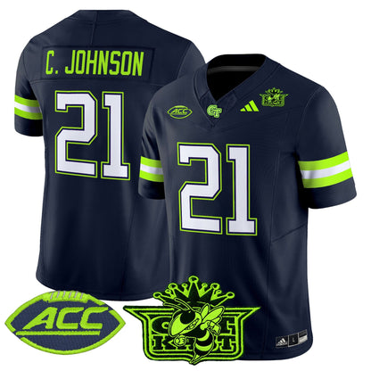 Men's Outkast x Georgia Tech Yellow Jackets 2025 Atliens Vapor Limited Jersey - All Stitched