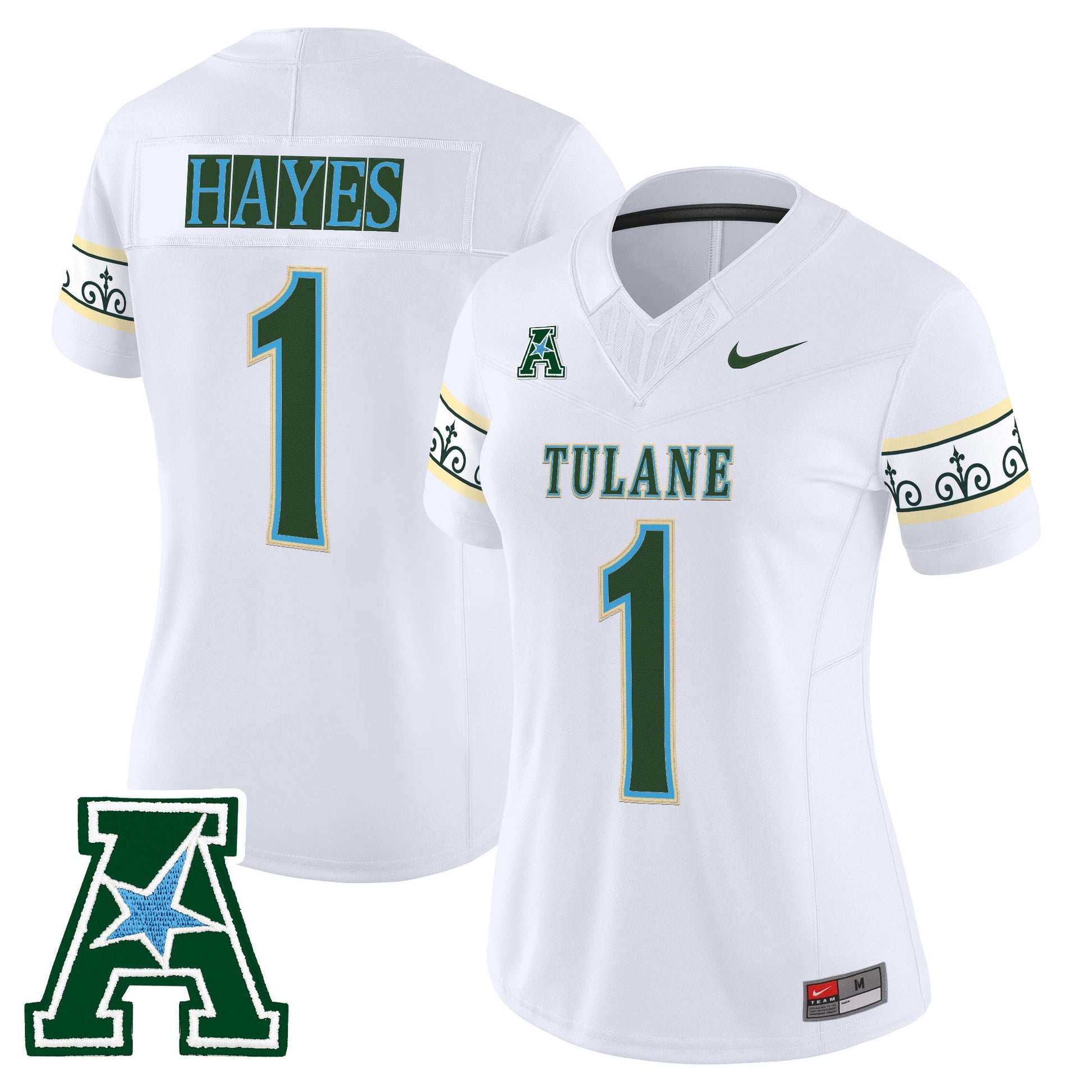 Women's Tulane Green Wave 2025 'City Edition' Vapor Limited Jersey - All Stitched