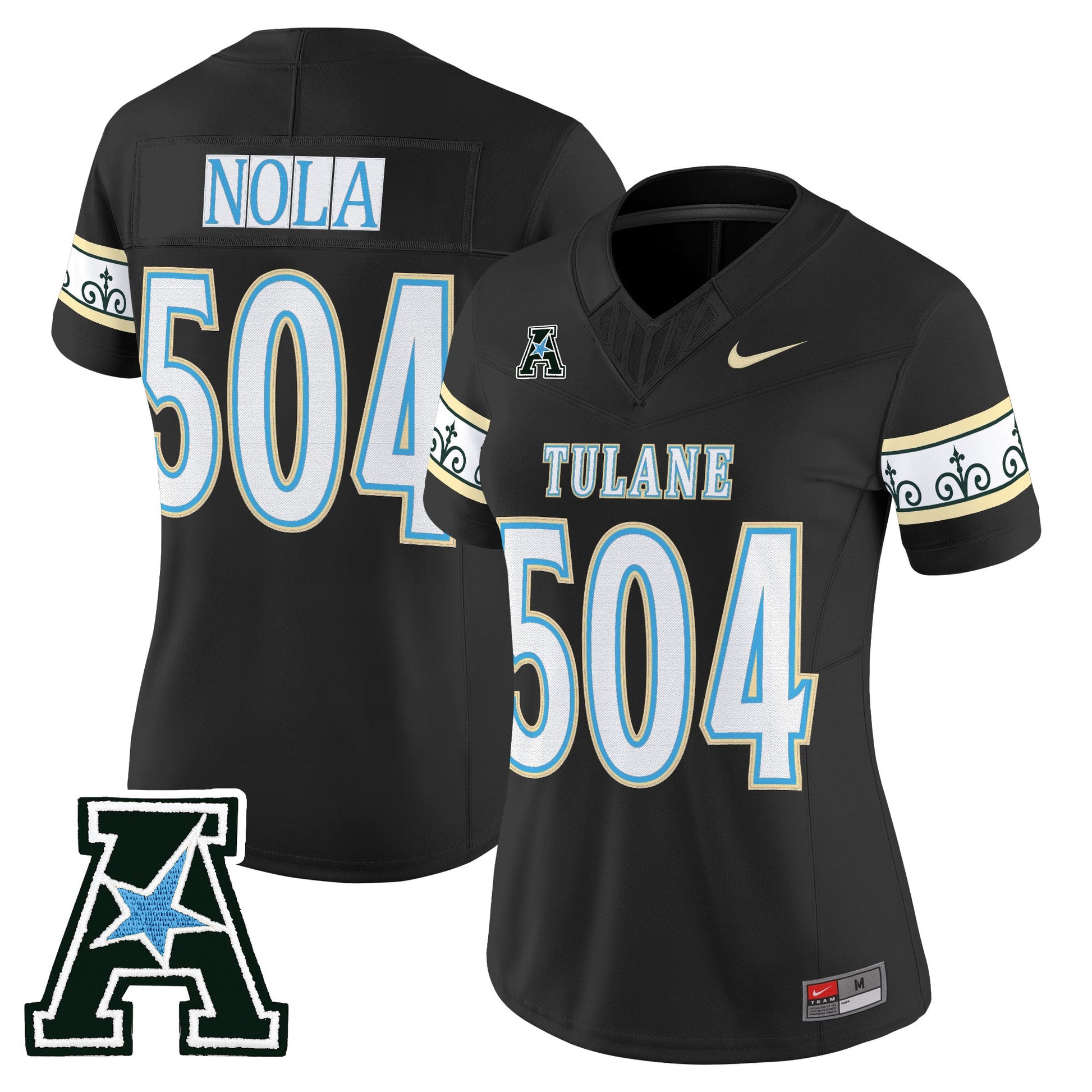 Women's Tulane Green Wave 2025 'City Edition' Vapor Limited Jersey - All Stitched