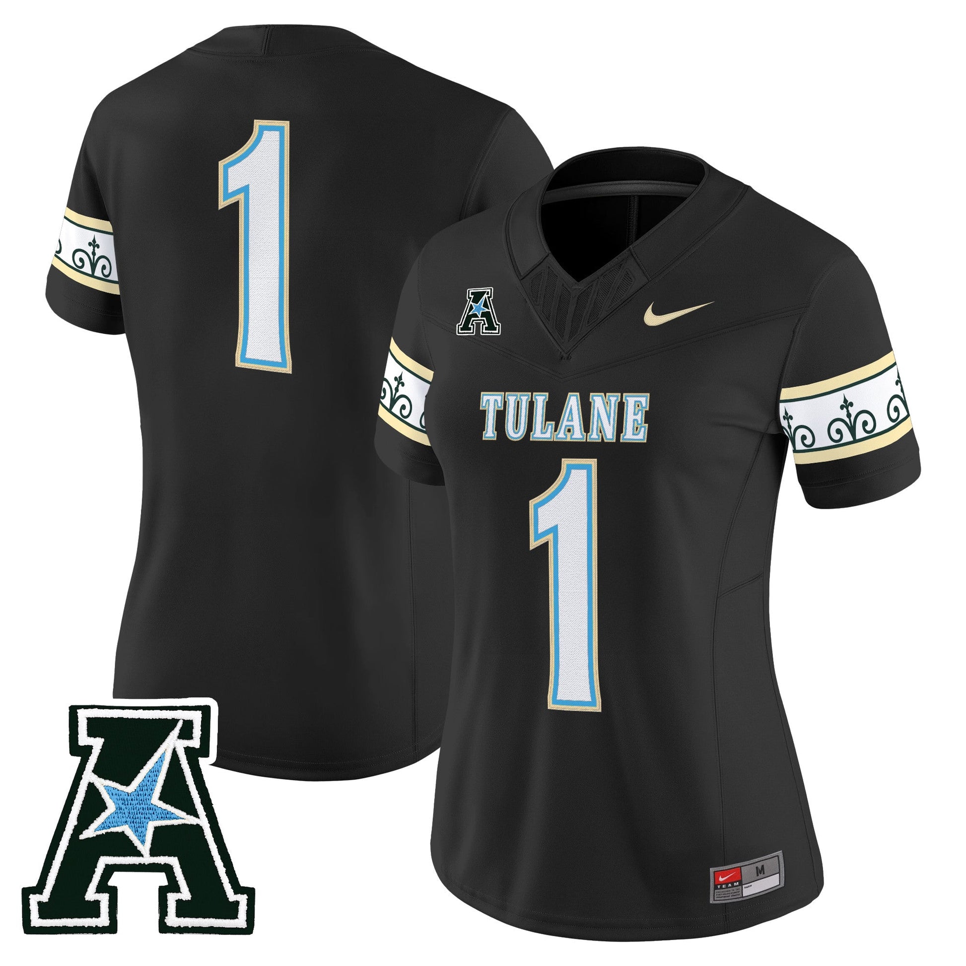 Women's Tulane Green Wave 2025 'City Edition' Vapor Limited Jersey - All Stitched