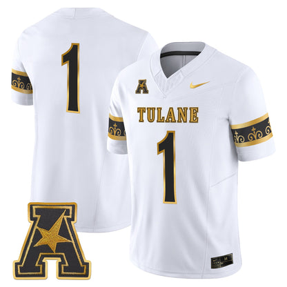 Men's Tulane Green Wave 2025 'City Edition' Gold Vapor Limited Jersey - All Stitched