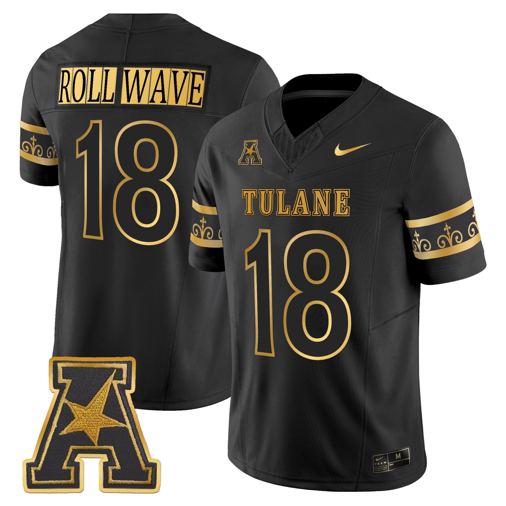 Men's Tulane Green Wave 2025 'City Edition' Gold Vapor Limited Jersey ...