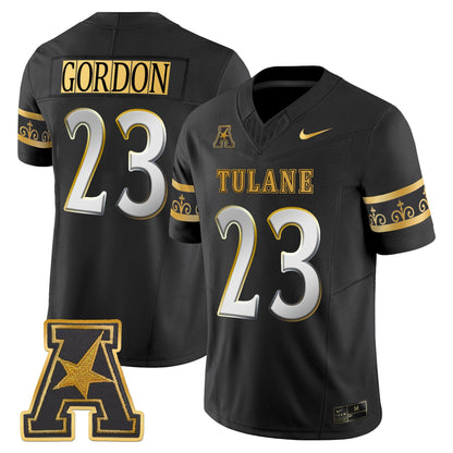 Men's Tulane Green Wave 2025 'City Edition' Gold Vapor Limited Jersey - All Stitched