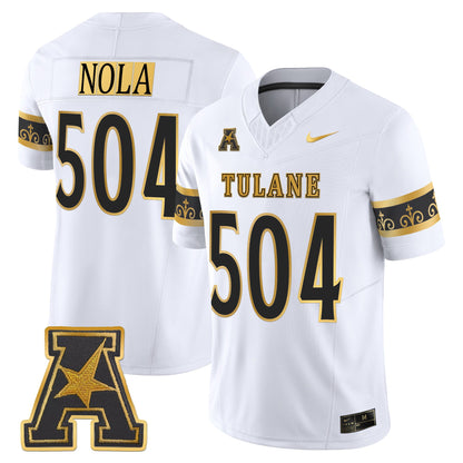 Men's Tulane Green Wave 2025 'City Edition' Gold Vapor Limited Jersey - All Stitched